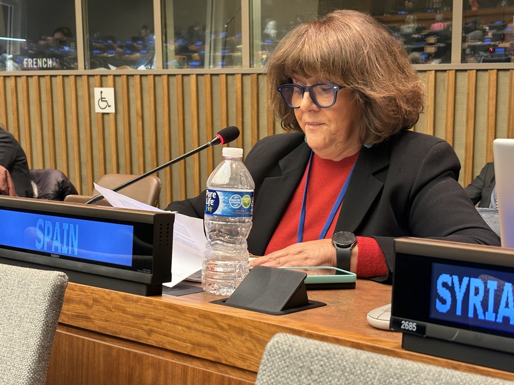 Mayte Sancho, directora general del Imserso, durante su intervención.