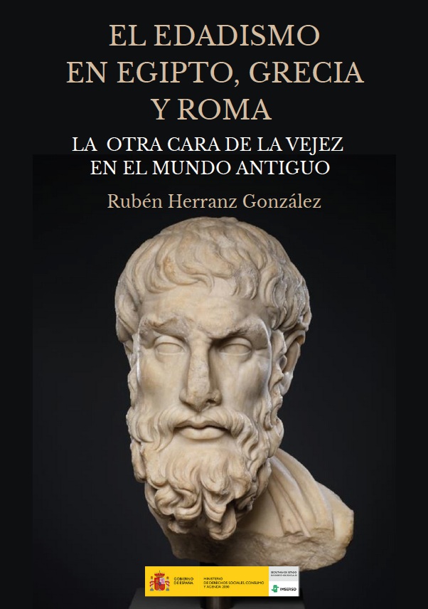 Portada del libro «El Edadismo en Egipto, Grecia y Roma. La otra cara de la vejez en el mundo antiguo»