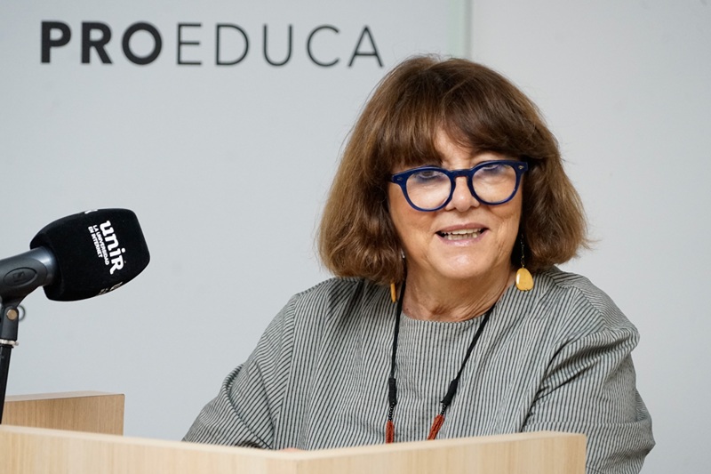 Mayte Sancho, directora general del Imserso, durante su intervención.