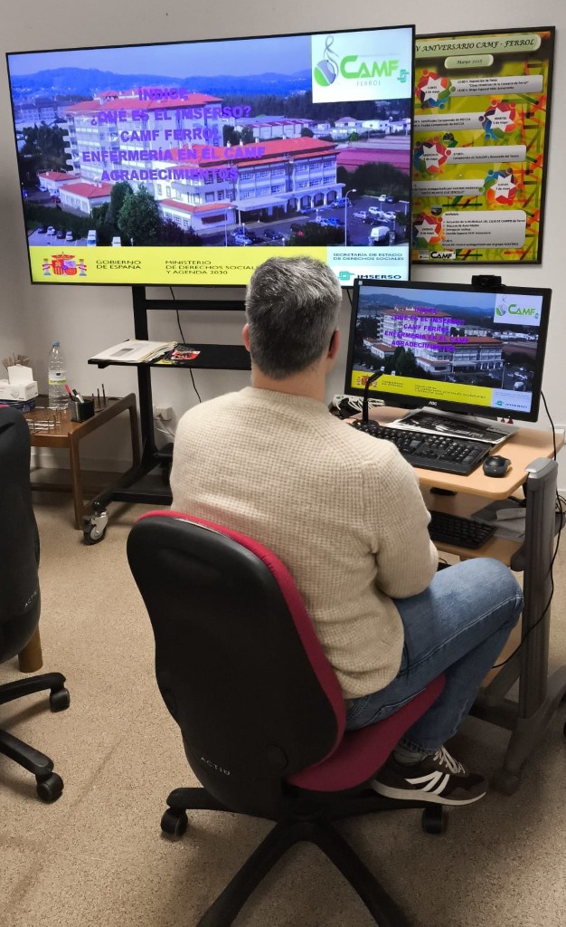 Espacios del CAMF de Ferrol donde se desarrollan actividades de formación y atención sociosanitaria