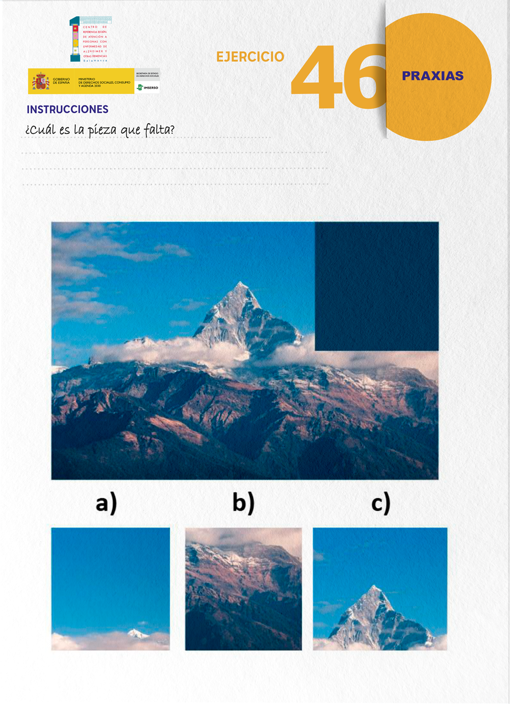 Ejercicio de estimulación